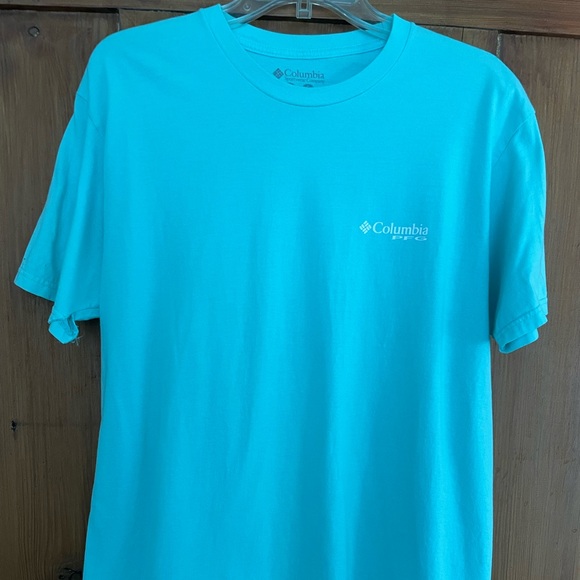 Columbia Other - Men’s Columbia PFG Turquoise Tee Shirt Size L